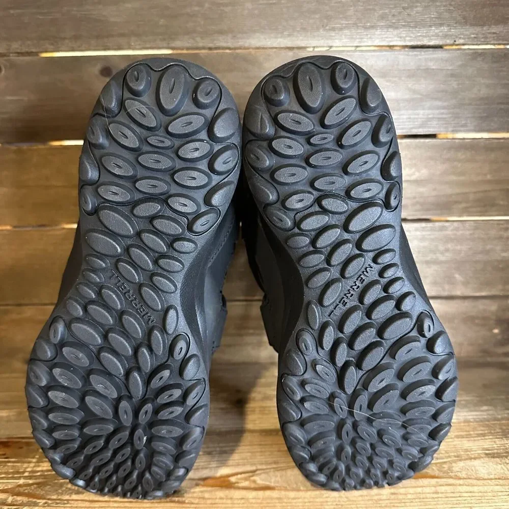 New NWOB Womens Merrell Cloud Puff Black Waterproof Winter Snow Boots Size 6 M‎